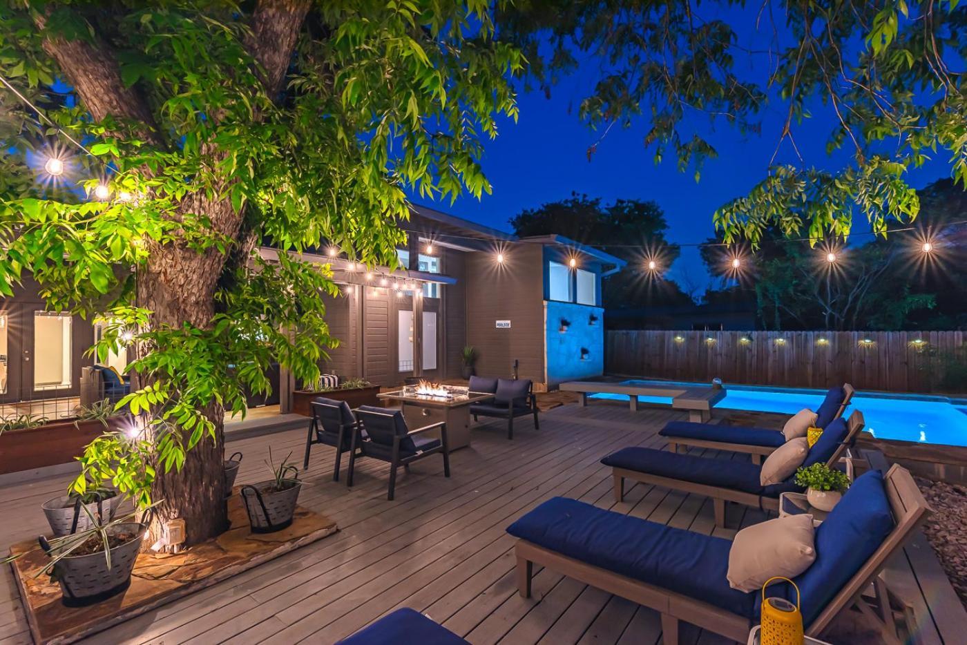 Serene Pool & Firepit In Stunning Home By Airport ซานอันโตนิโอ ภายนอก รูปภาพ